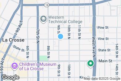Map image of the property - 916 Vine St