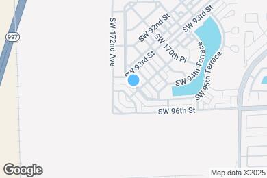 Map image of the property - 9400 SW 171st Ct