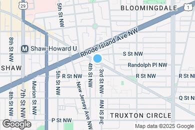 Map image of the property - 304 Florida Ave NW