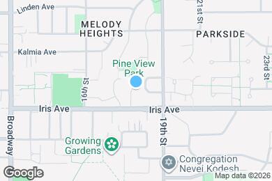 Map image of the property - 3480 17th St