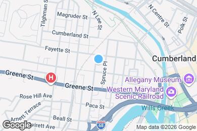 Map image of the property - 11 N Lee St