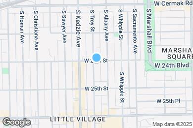 Map image of the property - 2405 S Troy St
