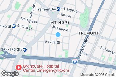 Map image of the property - 1820 Topping Ave