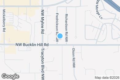 Map image of the property - 9640 Fredrickson Rd NW