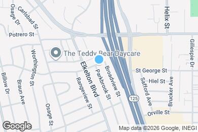 Map image of the property - 8927 Delrose Ave