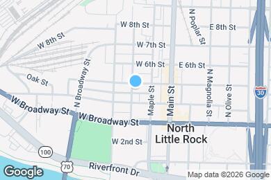 Map image of the property - 416 N Orange St