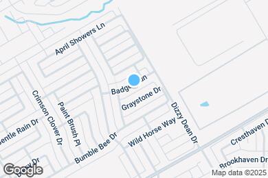 Map image of the property - 1028 Badger Run