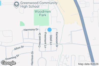 Map image of the property - 1192 Odell Ln