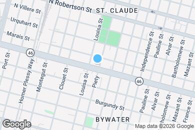 Map image of the property - 3223 St Claude Ave