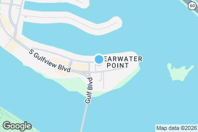 Map image of the property - 830 S Gulfview Blvd