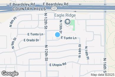 Map image of the property - 19634 N 13th St