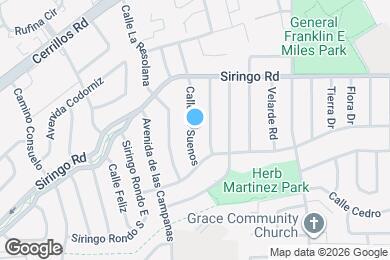 Map image of the property - 1011 Calle De Suenos