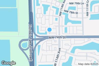 Map image of the property - 7260 NW 114th Path