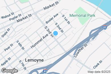 Map image of the property - 232 S 3rd St
