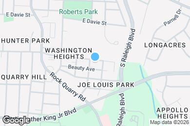 Map image of the property - 1506 E Lenoir St