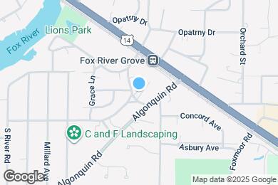 Map image of the property - 425 Lincoln Ave