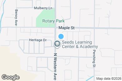 Map image of the property - 1227 N Western Ave