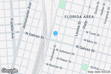 Map image of the property - 2114 Feliciana St