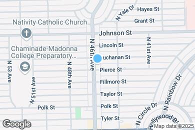 Map image of the property - 609 N 46th Ave