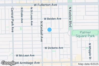Map image of the property - 3310 W Palmer St