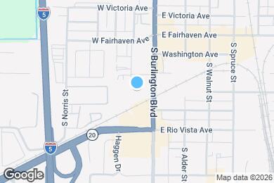 Map image of the property - 377 S Burlington Blvd