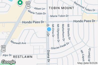 Map image of the property - 9008 Diana Dr