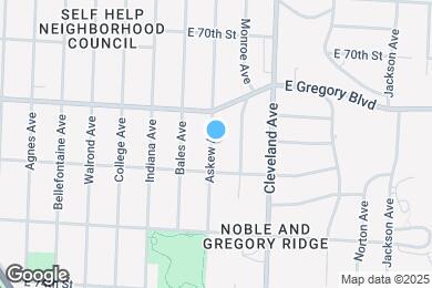 Map image of the property - 7125 Askew Ave