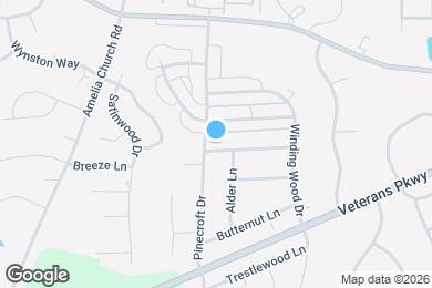 Map image of the property - 105 Breezewood Ln