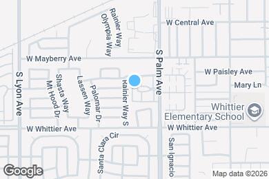 Map image of the property - 611 S Palm Ave