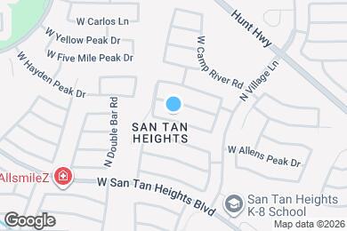 Map image of the property - 2864 W Allens Peak Dr