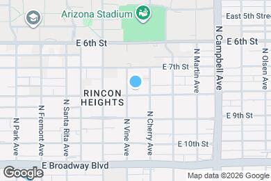 Map image of the property - 1517 E 8th St