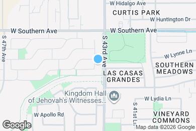 Map image of the property - 6303 S 43rd Dr