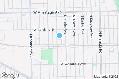 Map image of the property - 1821 N Tripp Ave
