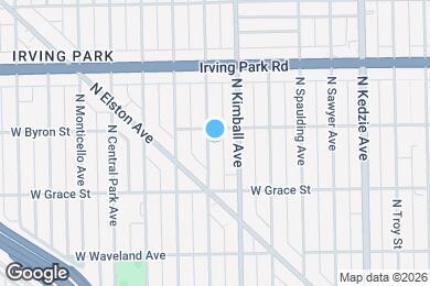 Map image of the property - 3851 N Bernard St