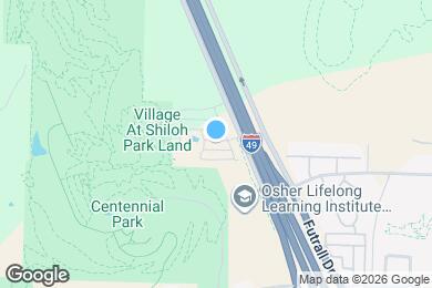 Map image of the property - 2809 W Blackstone Crossing
