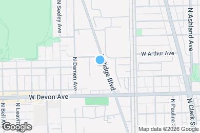 Map image of the property - 6456 N Ridge Blvd