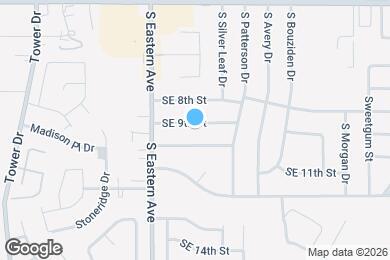 Map image of the property - 828 SE 9th St