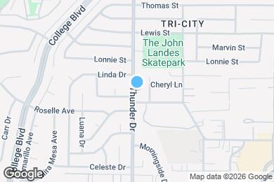 Map image of the property - 2924 Thunder Dr