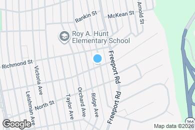 Map image of the property - 1601 Kimball Ave
