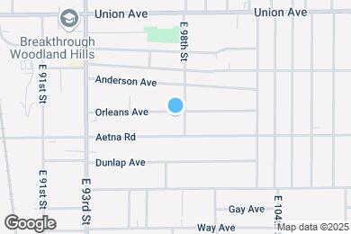 Map image of the property - 9712 Orleans Ave