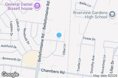 Map image of the property - 813 Cadora Dr