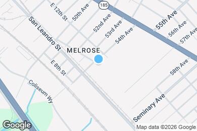 Map image of the property - 956 54th Ave