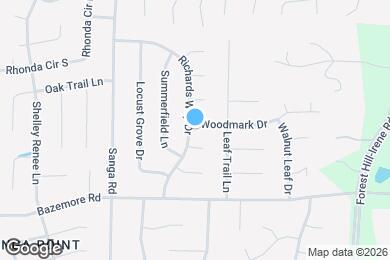 Map image of the property - 8849 Woodmark Dr