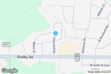 Map image of the property - 206 Churchill Dr