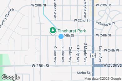 Map image of the property - 2406 S Lake Ave