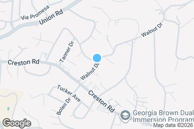 Map image of the property - 732 Walnut Dr