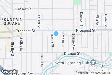 Map image of the property - 1125 Spruce St