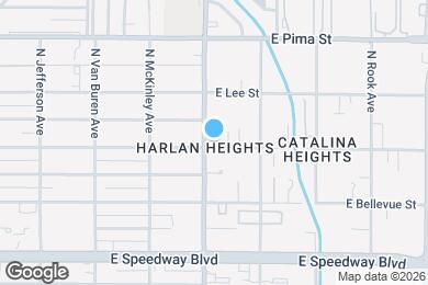Map image of the property - 5901 E Fairmount St