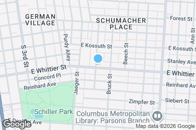 Map image of the property - 320 E Whitter St