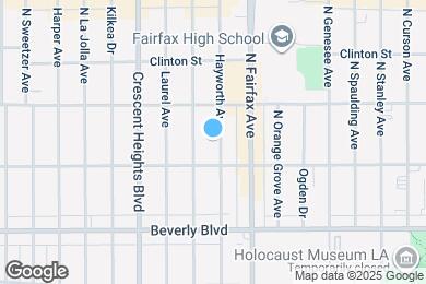 Map image of the property - 429 Hayworth Ave